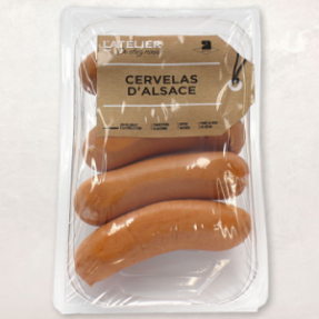 Cervelas d'Alsace s/ at 4x±95g Cervelas d'Alsace s/ at 4x±95g