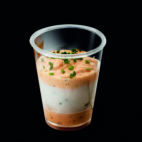 Verrine saumon fromage et...