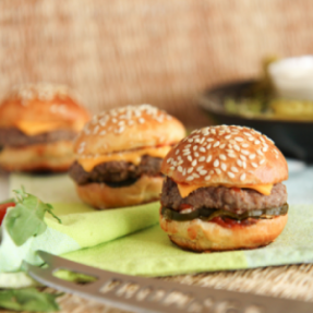 Mini burger cheese boeuf...