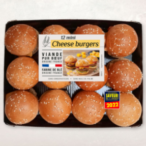 Mini burger cheese boeuf...