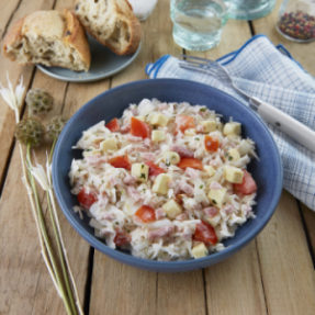 Salade de chou au jambon...