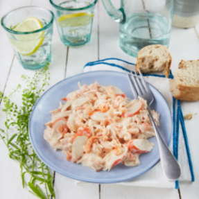 Salade de crevettes et...