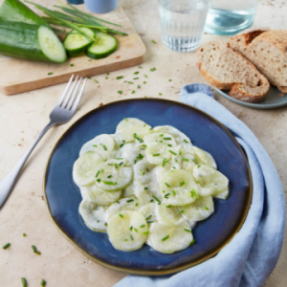 Salade de concombre à la...