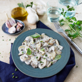 Champignons à l'ail et aux...