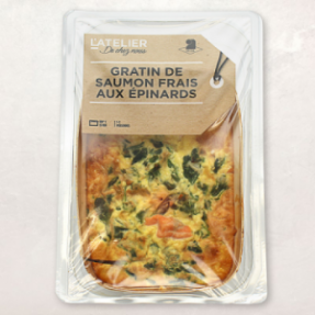Gratin de saumon frais aux... Gratin de saumon frais aux...