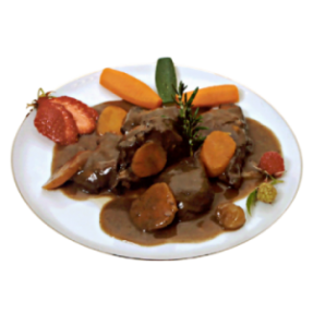 Civet de chevreuil sauce... Civet de chevreuil sauce...