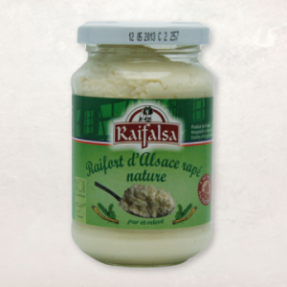 Raifort d’Alsace râpé 200g Raifort d’Alsace râpé 200g