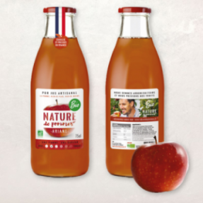 Jus de pomme Ariane pressée...