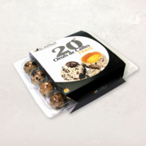 Oeufs de caille frais x20 Oeufs de caille frais x20