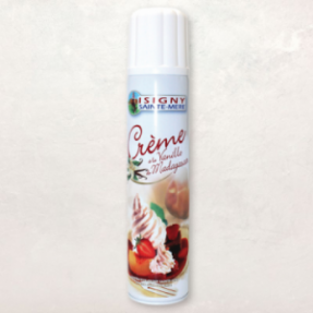 Crème fouettée à la vanille...