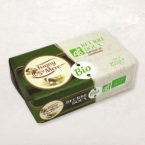 Beurre d'Isigny BIO doux 200g