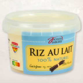 Riz au lait cru normand...