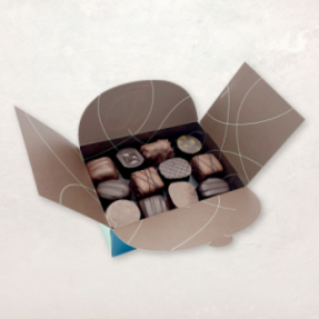 Assortiment de chocolats en... Assortiment de chocolats en...