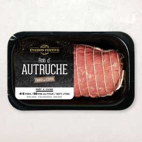 Rôti d'autruche farci aux... Rôti d'autruche farci aux...