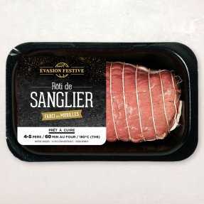 Rôti de sanglier farci aux...