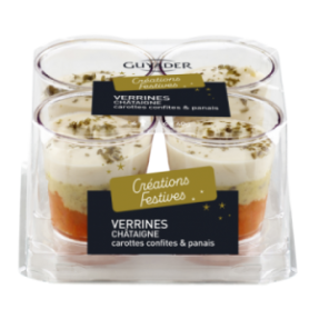 Verrine châtaigne carotte...