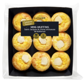 Mini muffins à la crème de...