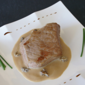 Fondant de pavé de veau aux... Fondant de pavé de veau aux...