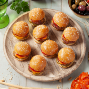 Mini burger duo 5 Cheese 5...