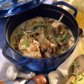 Recette de lapin aux...