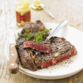 Recette d'entrecôte de bœuf...