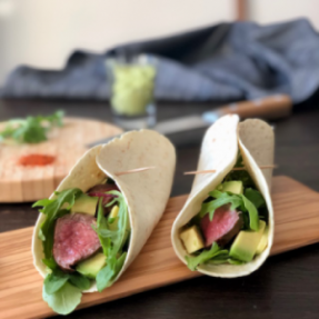 Recette de wrap boeuf,...
