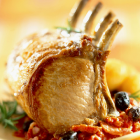 Recette de carré de porc à...