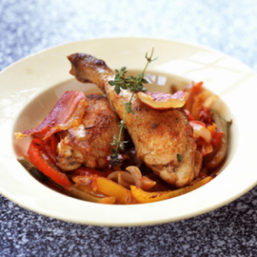 Recette de poulet basquaise... Recette de poulet basquaise...