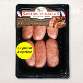 Saucisses artisanales au... Saucisses artisanales au...