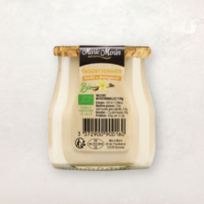 Yaourt fermier vanille BIO... Yaourt fermier vanille BIO...